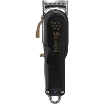Máquina de Corte de Cabelo Wahl Senior Cordless Profissional Lâmina Ajustável sem Fio Preto Bivolt
