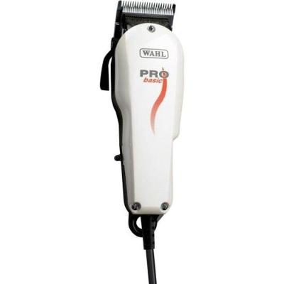 Máquina de Corte de Cabelo Pro Basic Profissional Lâmina Aço Inoxidável com Fio Branco 110V