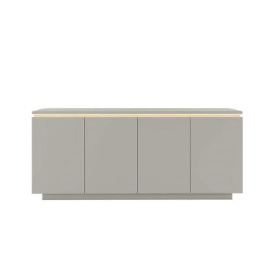 Buffet Lux 4 Portas MDF com Gaveta Off White Mavaular Móveis
