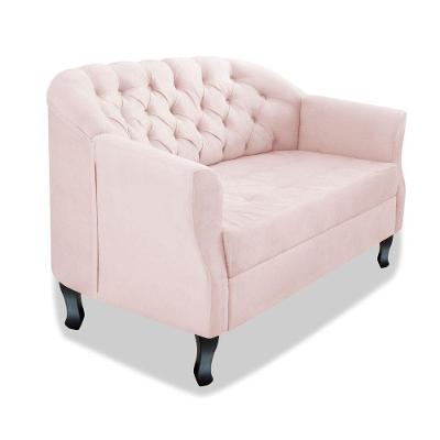 Namoradeira Julia A02 Suede - Adj Decor Cor Rosê