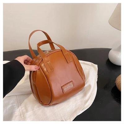 Bolsa Necessaire Feminina para Maquiagem em Pu Estruturada Organizador de Viagem Marrom Oem