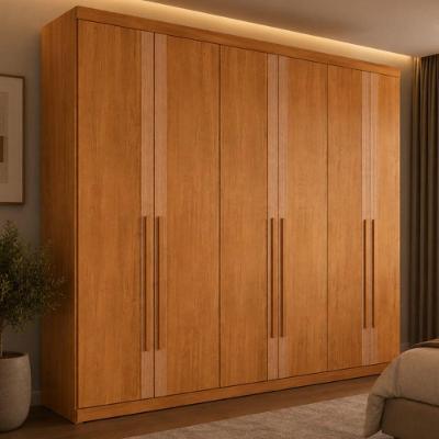 Guarda Roupa Casal CR35512 6 Portas de Bater 6 Gavetas MDF Laqueado Madeirado Multimóveis