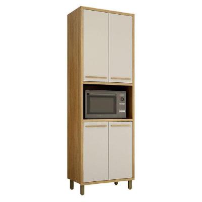 Paneleiro Torino 4 Portas MDP-MDF TAMANHO 73cm Cinamomo e Off White Valdemóveis