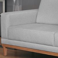 Sofa 2 Lugares 145 Cm Crons Linho Cinza Vazzano Cinza - 5