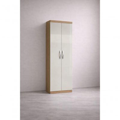 Armário Multiuso New 2 Portas 3 Prateleiras 52cm Atacama e Off White Aramóveis