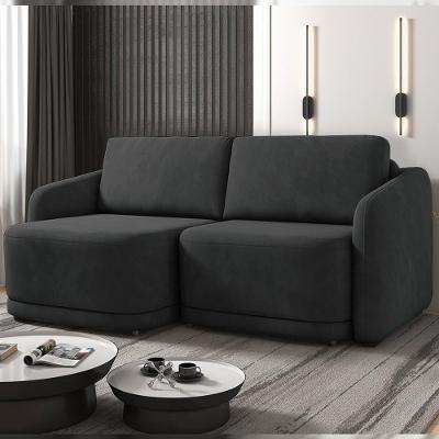 Sofá Cama Varsóvia 3 Lugares Retrátil e Reclinável 176cm Cinza Chumbo Gran Belo