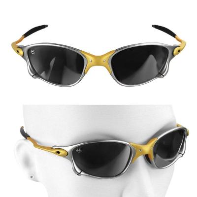Óculos de Sol Orizom Spaceman X Metal 16 Cinza com Lente Espelhada Polarizada Adulto