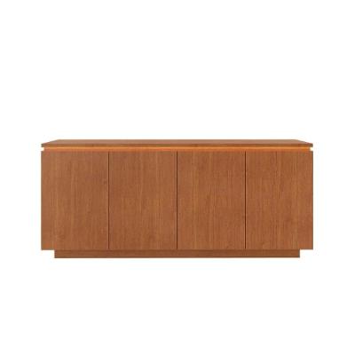 Buffet Lux 4 Portas MDF com Gaveta Corrediças Telescópicas Naturalle Mavaular