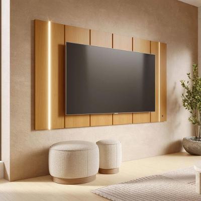 Painel para TV Maggiore Até 75" 240CM MDF-MDP com LED Off White Colibri Móveis