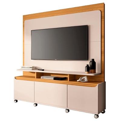 Estante Painel De Tv 70 Pol 180cm Luma H01 Cinamomo-off White - Mpozenato
