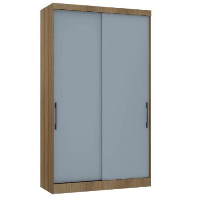 Guarda Roupa Solteiro 135cm 2 Portas 3 Gavetas Taiga Avelã/grey L01 - Mpozenato
