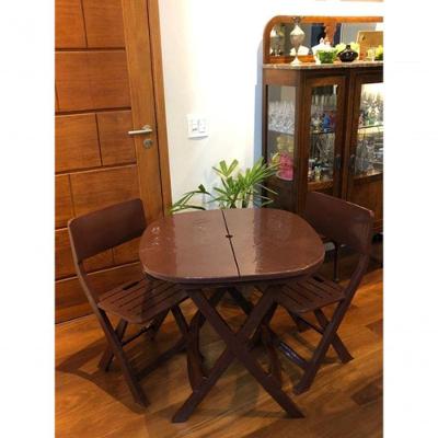 Mesa de Canto Dobrável Plástico Resistente Jsn Quadrada em Plástico Branco Higipack