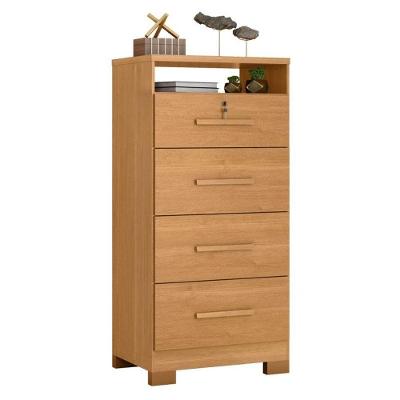 Cômoda Primordial Max 4 Gavetas Cinamomo Fosco - Zanzini