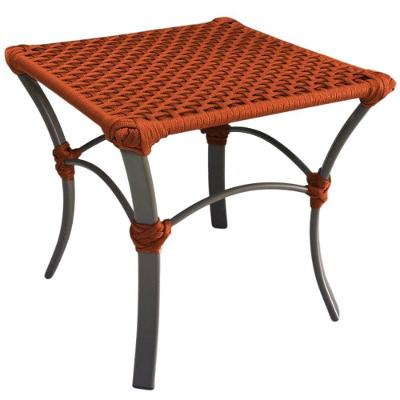 Mesa Garden em Corda Náutica Estrutura em Alumínio Terracota Trama Original