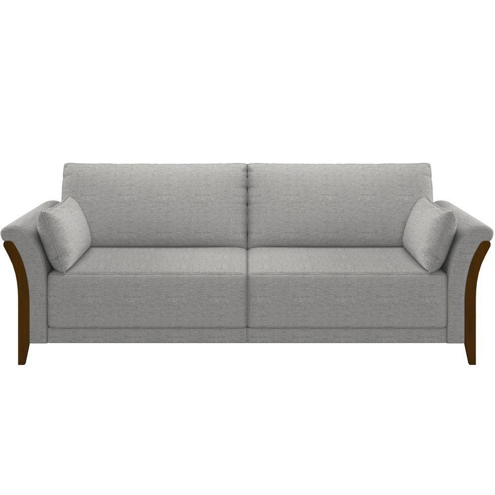 Sofá 02 Lugares Para Sala De Estar 162cm Stefan M03 Cinza - 4