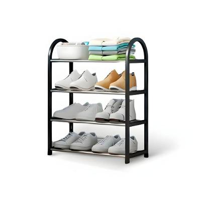 Sapateira 4 Andares Organizador de Sapatos 4 Prateleiras 50CM Metal Plástico 41,5CM