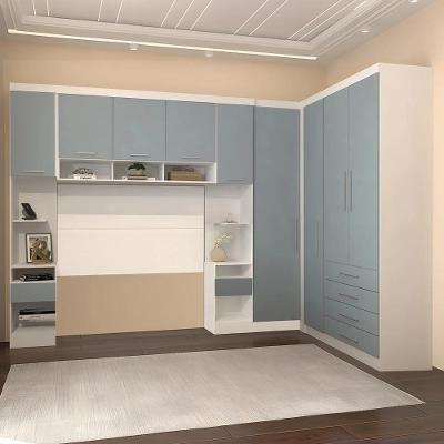Guarda Roupa Casal Modulado Cp09 Taiga Branco/grey L01 - Mpozenato