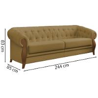 Sofa 3 Lugares 244 Cm Murano Sl 945 Moll Sl 945 - 5