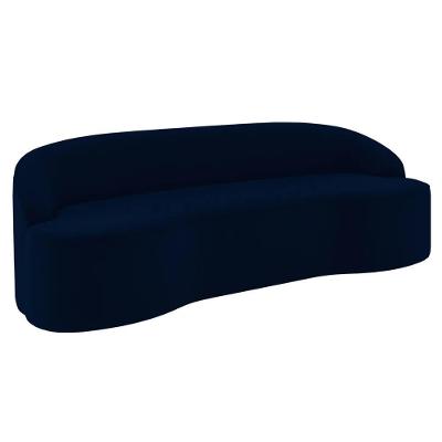 Sofá 3 Lugares Para Sala De Estar Living 210cm Theo D06 Veludo Royal - Mpozenato