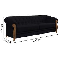 Sofa 3 Lugares 244 Cm Murano Sl 944 Moll Sl 944 - 5