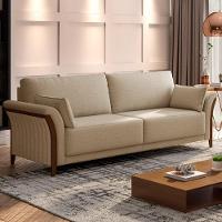 Sofá 02 Lugares 162cm Stefan M03 Linho Bege Escuro - 13