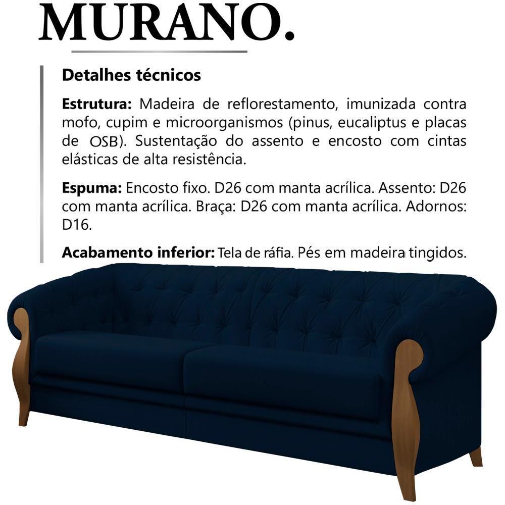 Sofa 2 Lugares 188 Cm Murano Sl 948 Moll Sl 948 - 6