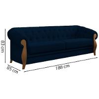 Sofa 2 Lugares 188 Cm Murano Sl 948 Moll Sl 948 - 5