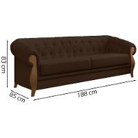 Sofa 2 Lugares 188 Cm Murano Sl 942 Moll Sl 942 - 9
