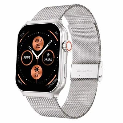 Smartwatch FTX FTXF25-SVSM 50MM Monitor Cardíaco Bateria 240h Metal Prata