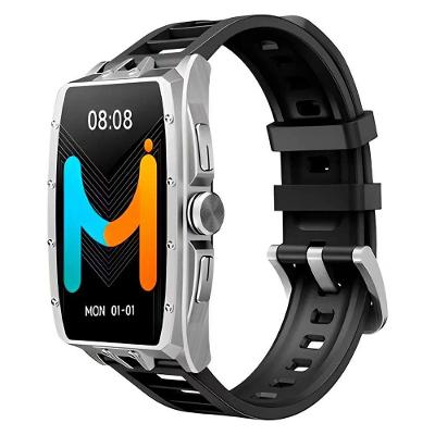 Smartwatch Imilab Imiki MB1 Tela 1,55" AMOLED Monitor Cardíaco e Oxímetro 10 Dias Bateria Prata