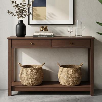 Aparador Ethos F06 Contemporâneo 2 Gavetas Madeira Maciça 120CM Lyam Decor