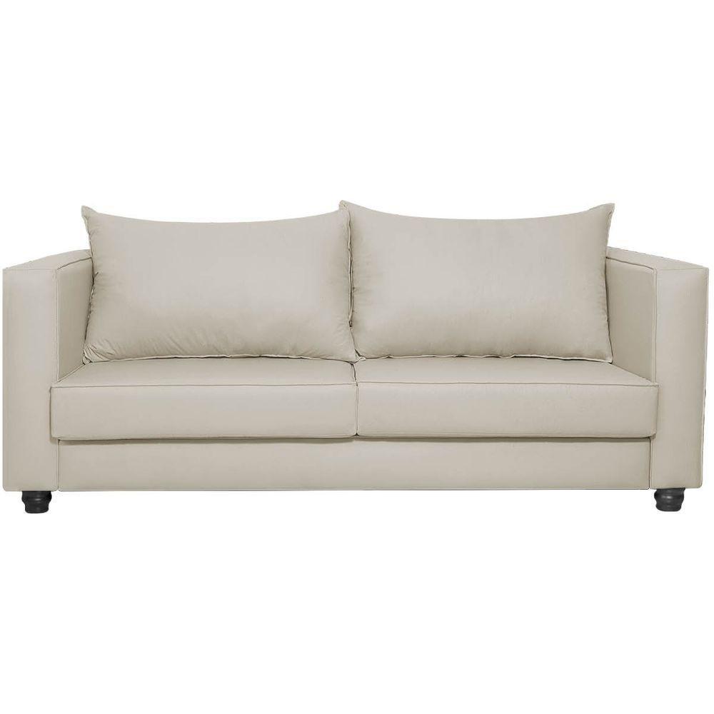 Sofá 2 Lugares Lisboa Linho - Doce Sonho Móveis Bege - 5