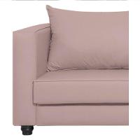 Sofá 2 Lugares Lisboa Linho - Amarena Móveis Cor Rosê - 2