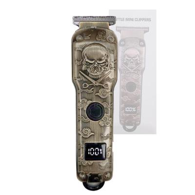 Máquina de Acabamento T&Z TZ-153 Aparador de Cabelo Lâmina Aço Inox sem Fio LED Bivolt