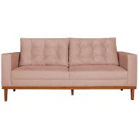 Sofá 2 Lugares Dubai Suede - Doce Sonho Móveis Rosê - 6