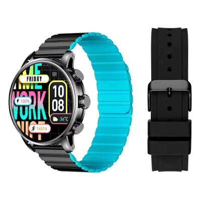 Smartwatch Kieslect KR2 Tela 1.39 AMOLED Monitoramento Saúde Bateria 168h Preto