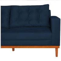 Sofá 2 Lugares Dubai Suede - Doce Sonho Móveis Azul Marinho - 2