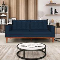 Sofá 2 Lugares Dubai Suede - Doce Sonho Móveis Azul Marinho - 7