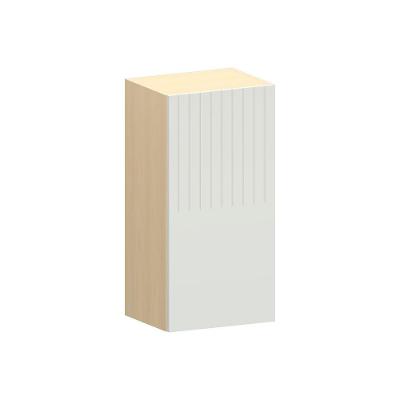 Armário Aéreo Aura 40cm 1 Porta em MDF-MDP Cinza com Dobradiça Slow Motion Luciane Móveis
