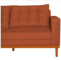 Sofá 2 Lugares Dubai Suede - Amarena Móveis Cor Terracota - 2