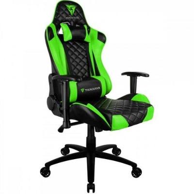 Cadeira Gamer TGC12 com Revestimento em Poliuretano e Encosto Reclinável Até 135° Verde