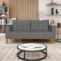 Sofá 2 Lugares Dubai Suede - Doce Sonho Móveis Cinza - 7