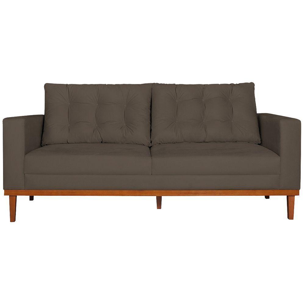 Sofá 2 Lugares Dubai Suede - Amarena Móveis Cor Marrom - 6