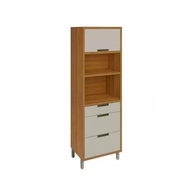 Paneleiro Imperatriz 1 Porta 3 Gavetas MDF 70cm Off White