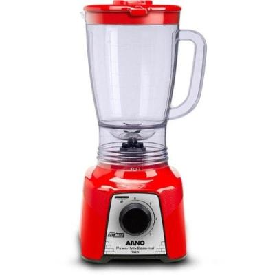 Liquidificador Arno Power Mix Essential 700W 2,4L 3 Velocidades Vermelho 110V