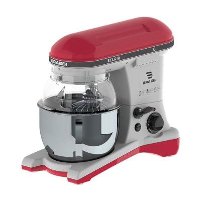 Batedeira Planetária Braesi BP-500 ECLAIR 5L 800W 10 Velocidades Vermelho Bivolt