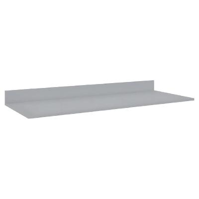 Tampo Para Balcão De Cozinha 160cm Mdp Cinza Claro - Lumil