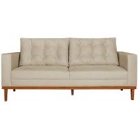 Sofá 2 Lugares Dubai Suede - Amarena Móveis Cor Bege - 6