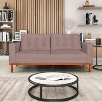 Sofá 2 Lugares Dubai Linho - Doce Sonho Móveis Rosê - 7