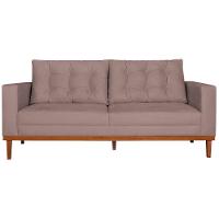 Sofá 2 Lugares Dubai Linho - Amarena Móveis Cor Rosê - 6